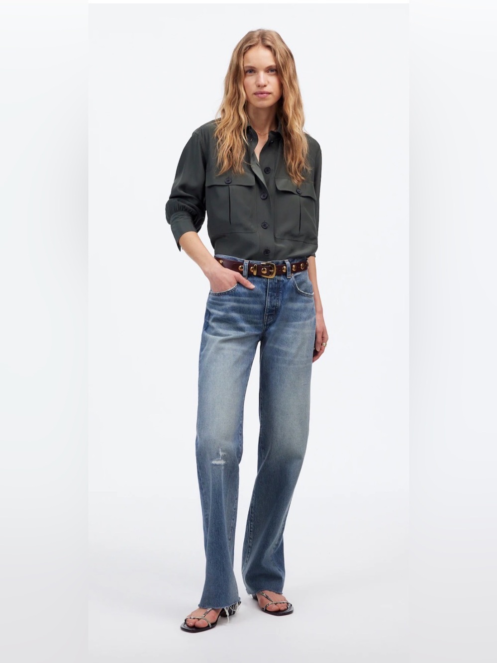 Madewell The Dean Easy Straight Jean